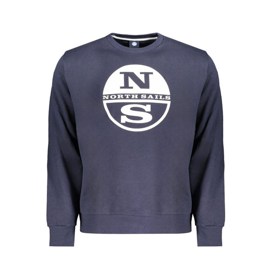 North Sails Blauer Baumwollpullover