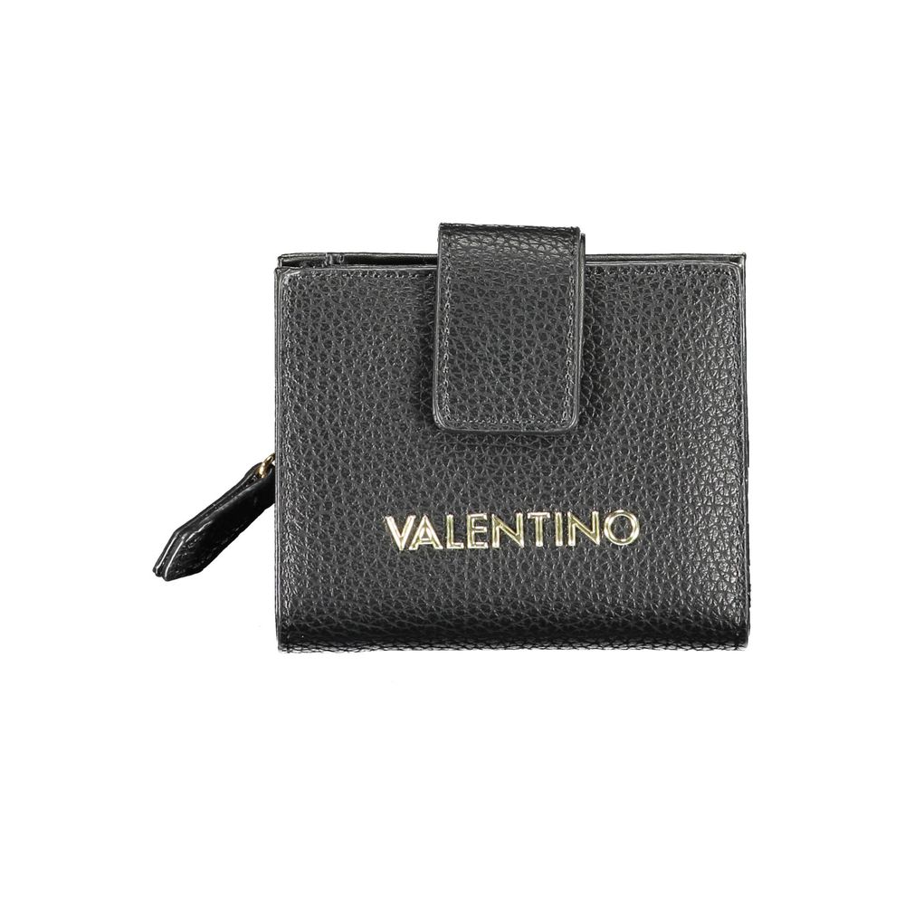 Valentino Bags Schwarzes Portemonnaie aus Polyethylen