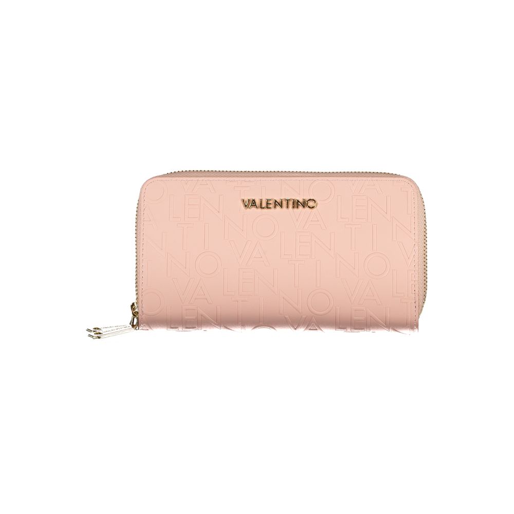 Valentino Bags Portemonnaie aus rosa Polyethylen