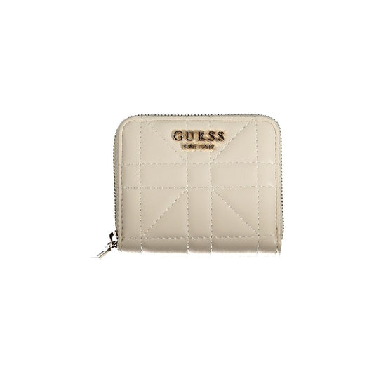 Guess Jeans Beige Polyethylen Brieftasche