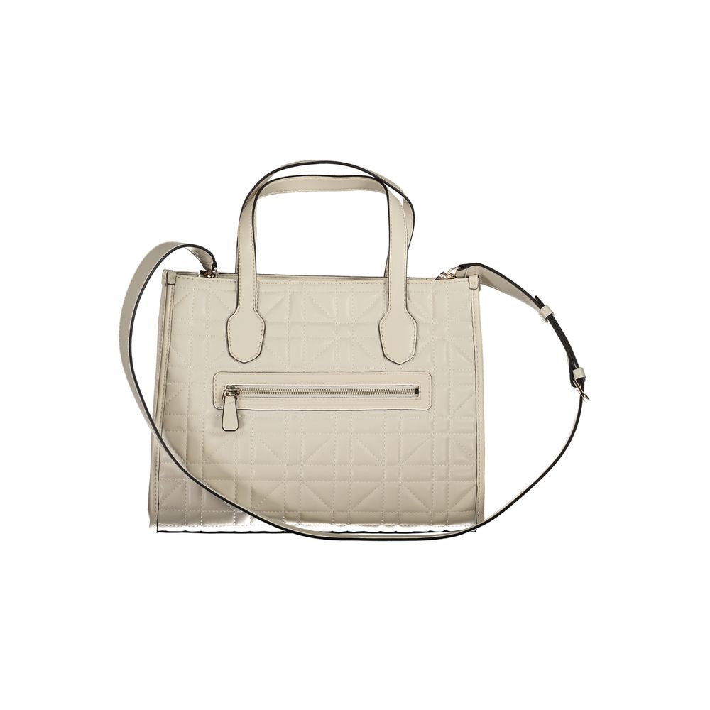 Guess Jeans Beige Polyethylen Handtasche