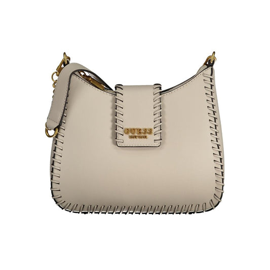 Guess Jeans Beige Polyethylen Handtasche