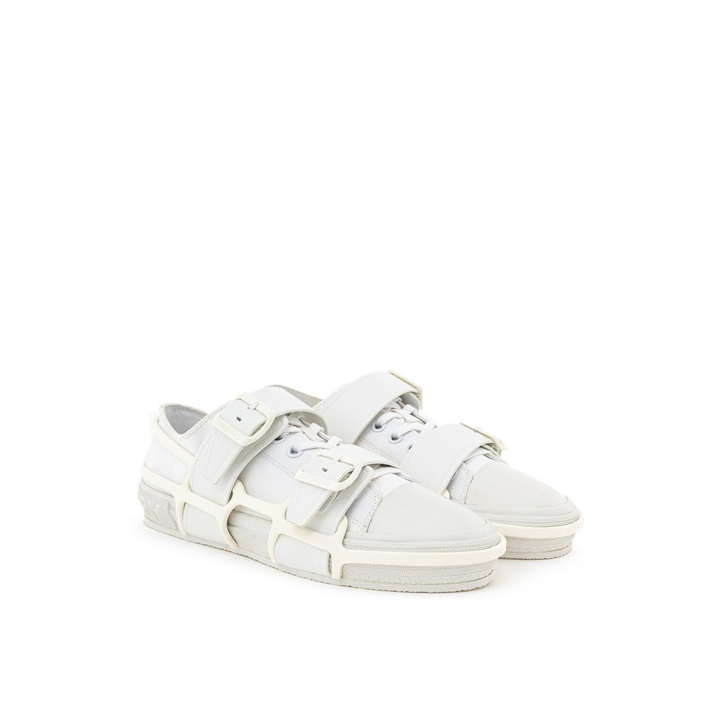 Burberry white cotton sneakers