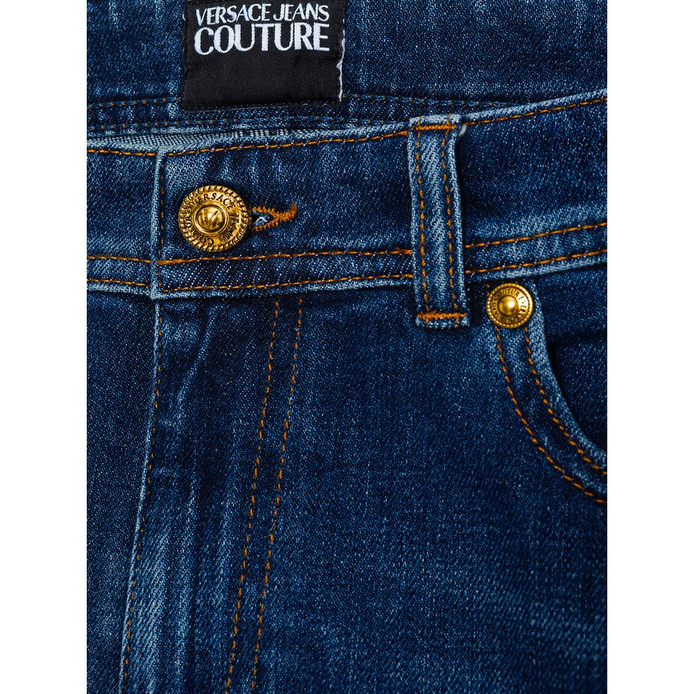 Versace Jeans Blue Cotton Jeans &amp; Pants