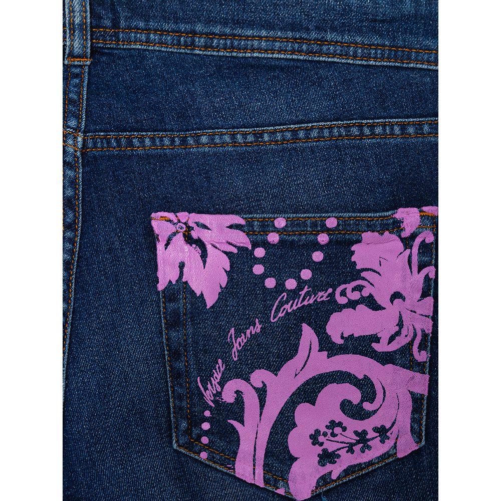 Versace Jeans Blue Cotton Jeans &amp; Pants