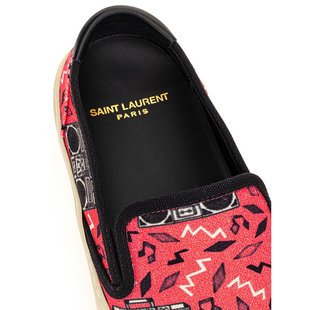 Saint Laurent Pink Cotton Sneakers