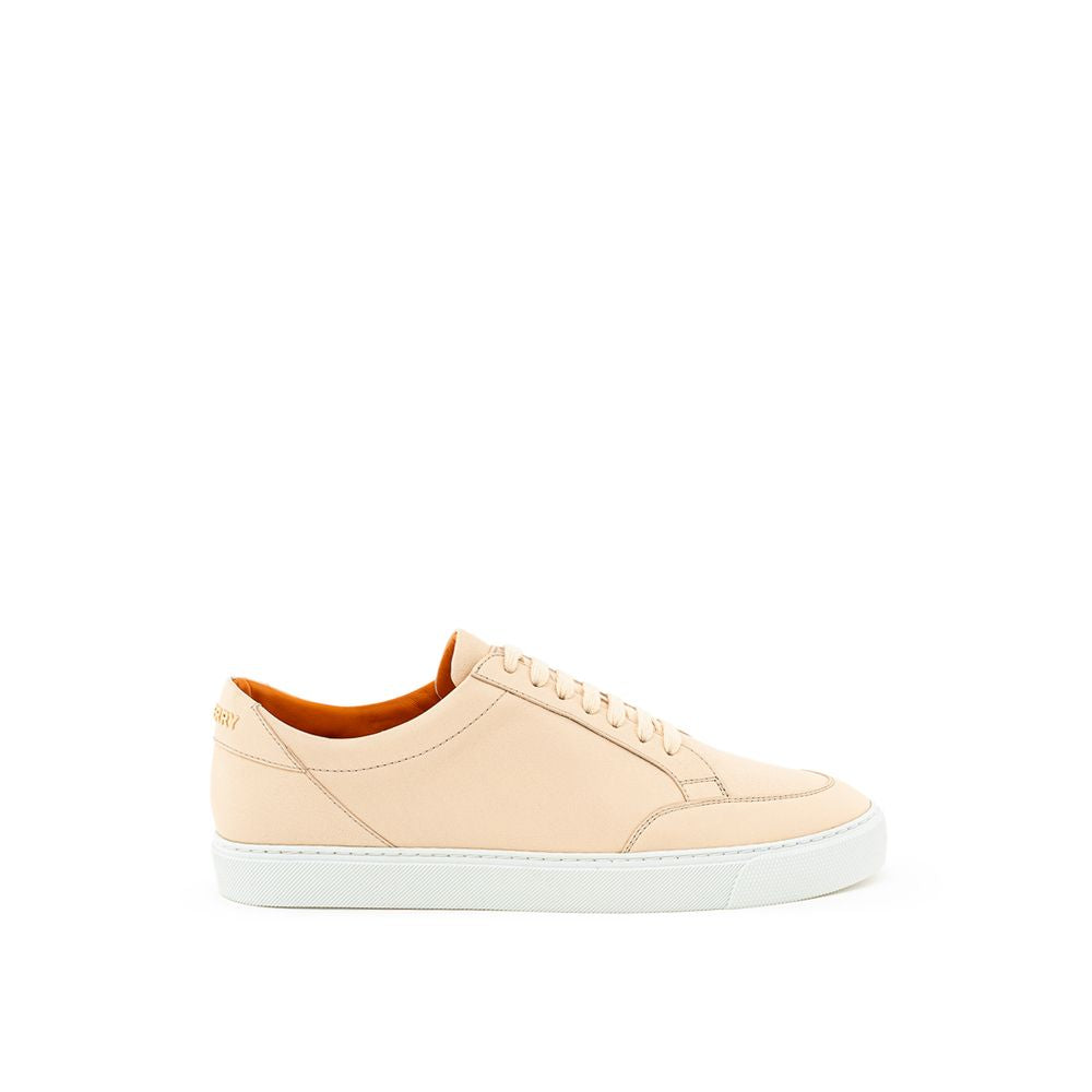 Burberry Pink Leather Sneakers