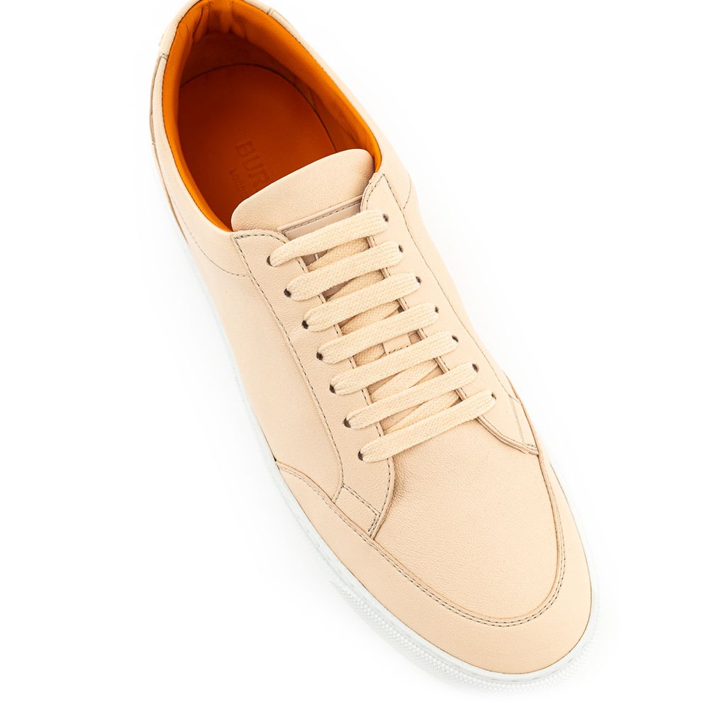 Burberry Pink Leather Sneakers