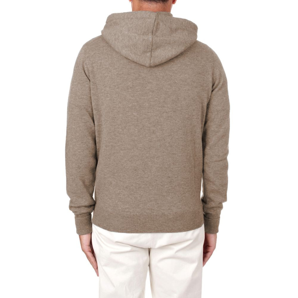 Alpha Studio Brauner Pullover aus Wolle Vergine