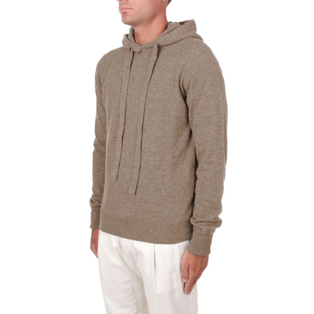 Alpha Studio Brauner Pullover aus Wolle Vergine