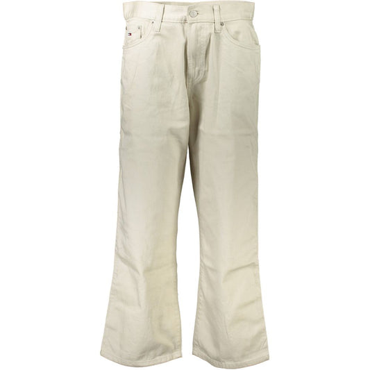 Tommy Hilfiger Beige Cotton Jeans &amp; Pants