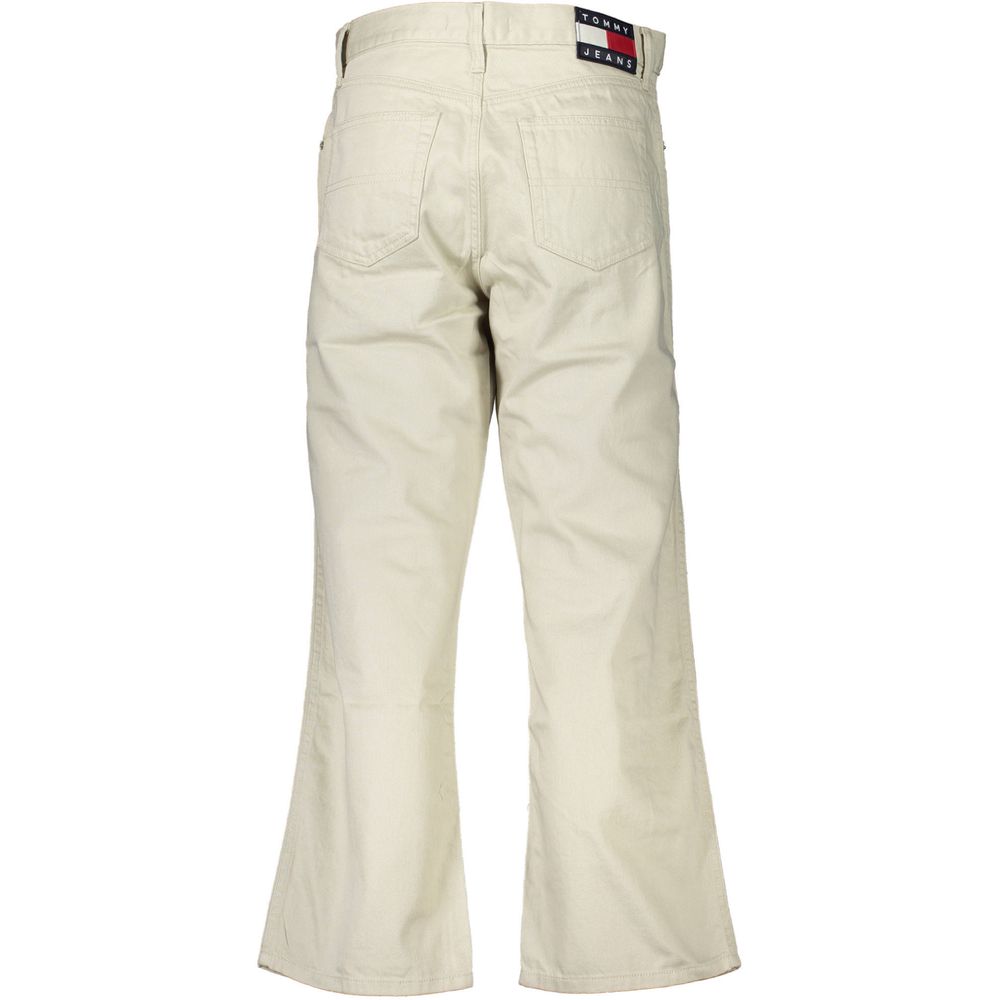 Tommy Hilfiger Beige Cotton Jeans &amp; Pants