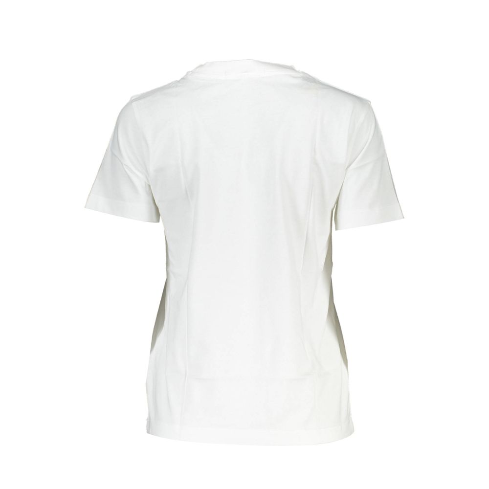 Calvin Klein White Cotton Tops &amp; T-Shirt