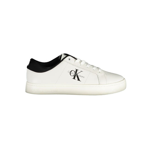 Calvin Klein sneakers made of white polyester