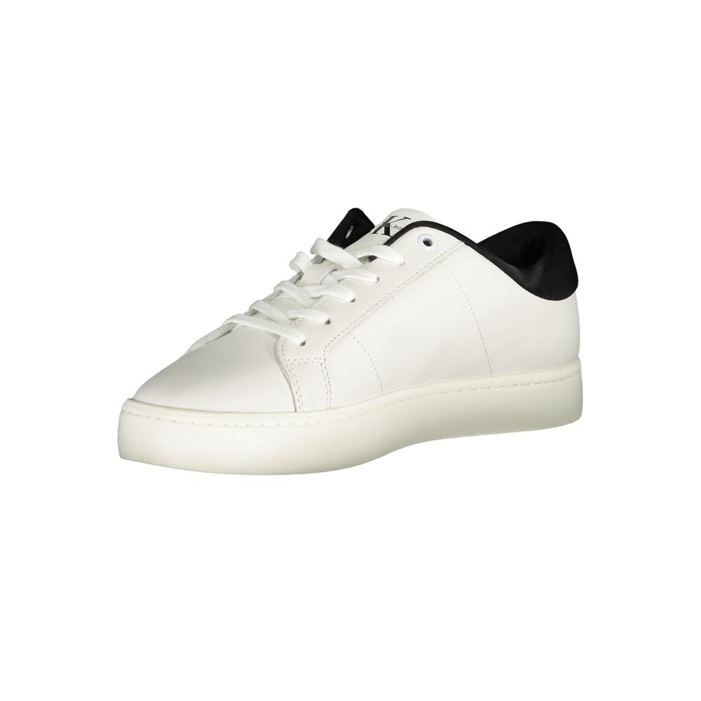 Calvin Klein sneakers made of white polyester