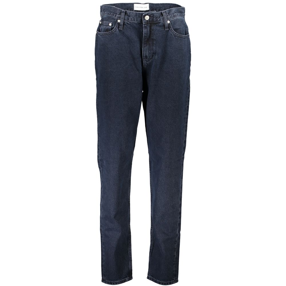 Calvin Klein Blue Cotton Jeans &amp; Pants