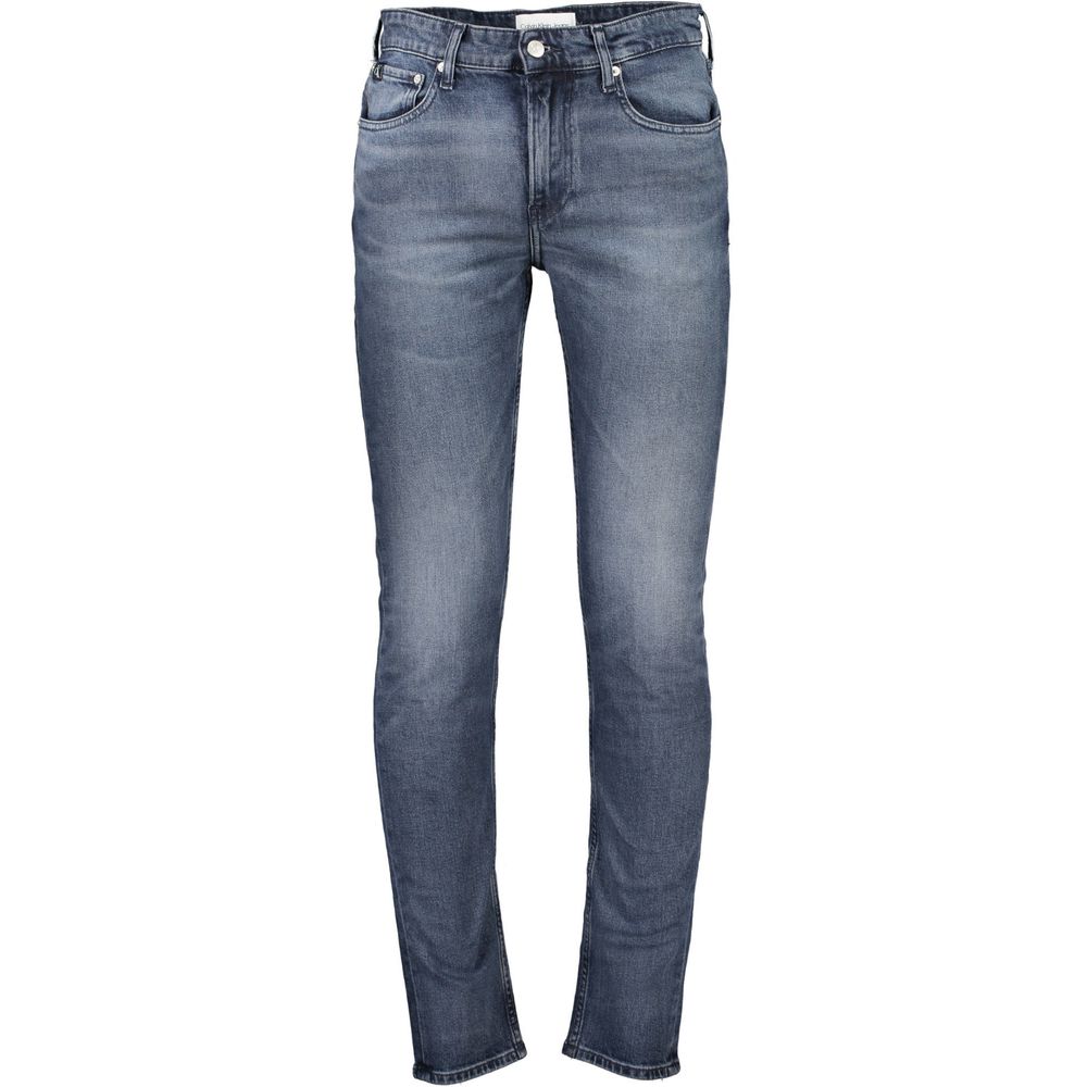 Calvin Klein Blue Cotton Jeans &amp; Pants