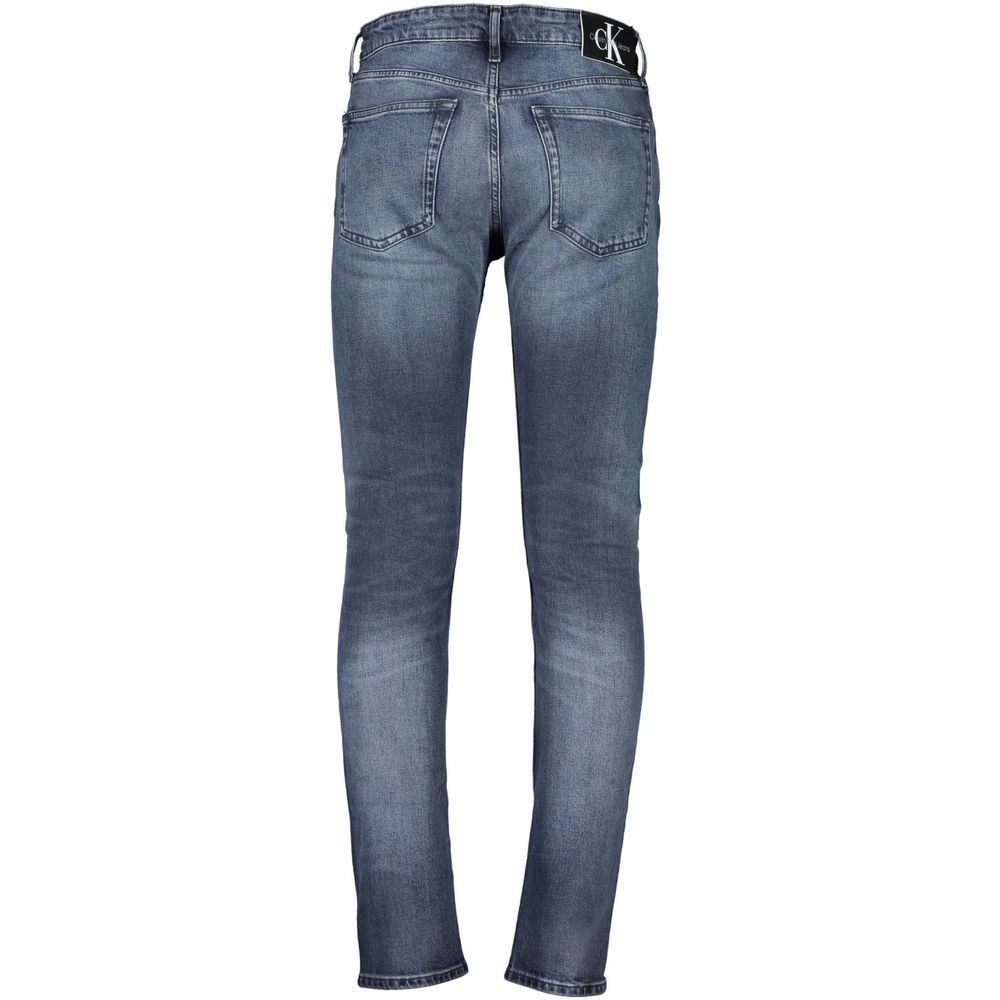 Calvin Klein Blue Cotton Jeans &amp; Pants