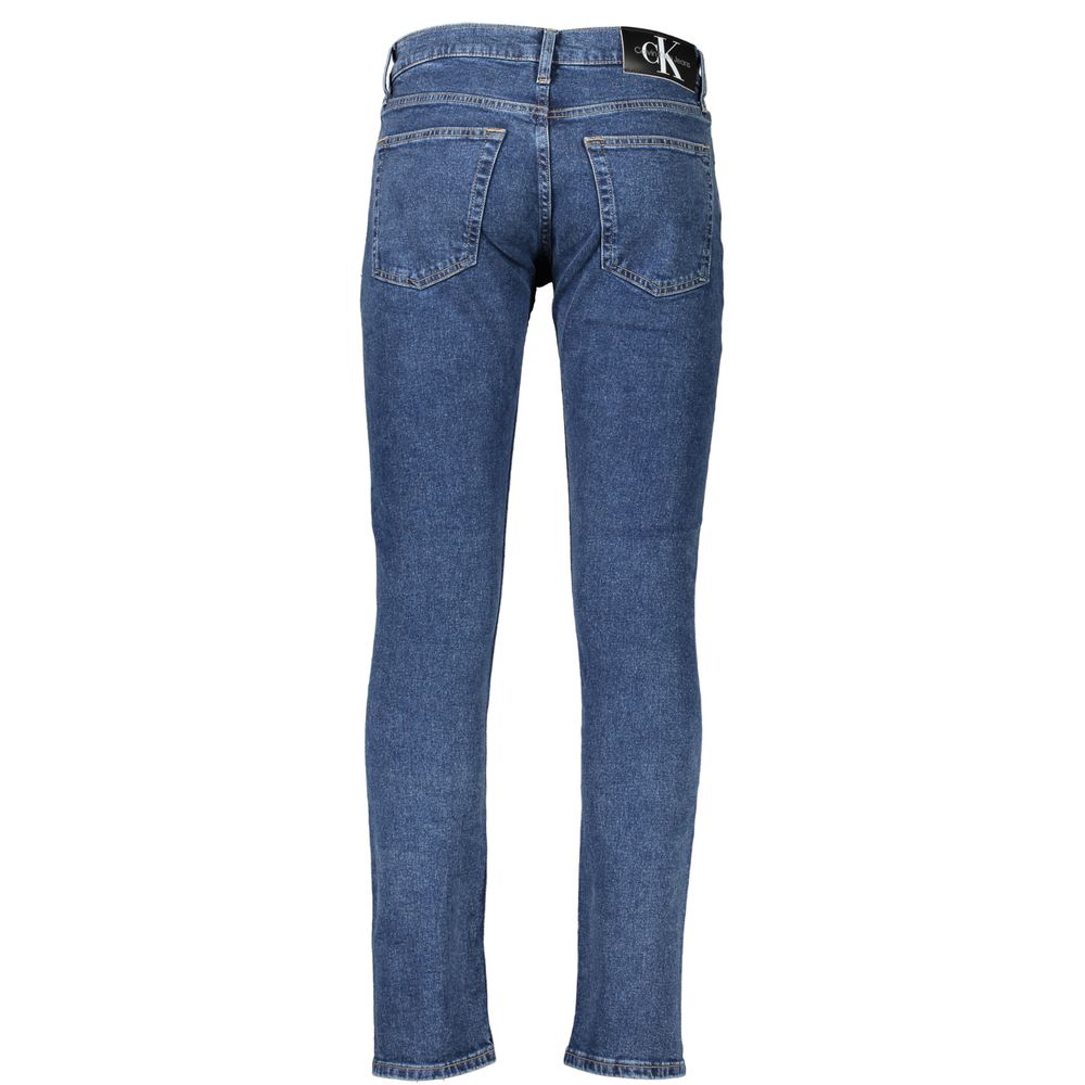 Calvin Klein Blue Cotton Jeans &amp; Pants