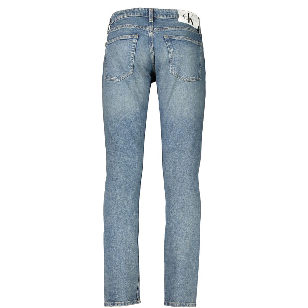 Calvin Klein Blue Cotton Jeans &amp; Pants