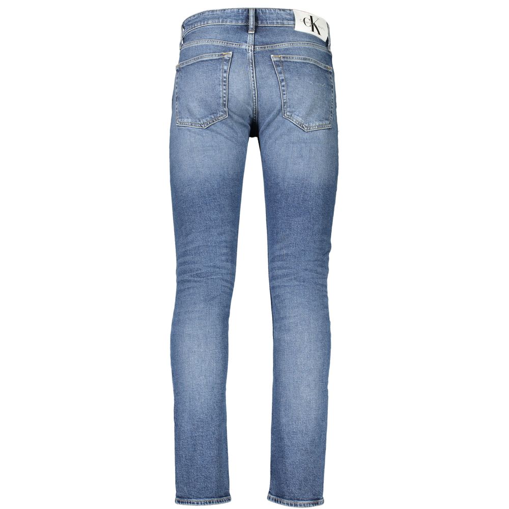 Calvin Klein Blue Cotton Jeans &amp; Pants