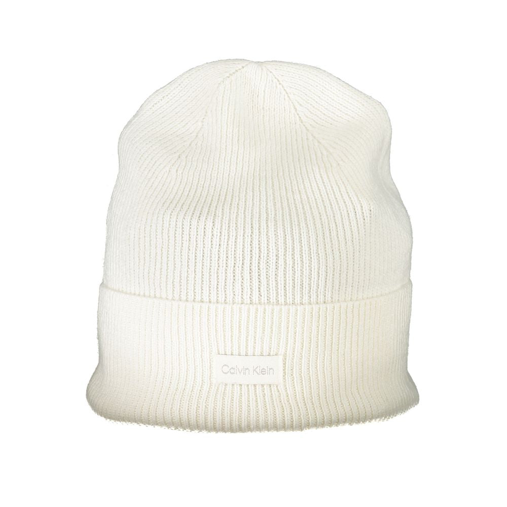 Calvin Klein White Cotton Hat