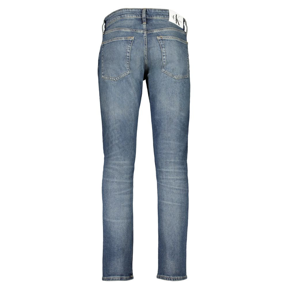 Calvin Klein Blue Cotton Jeans &amp; Pants