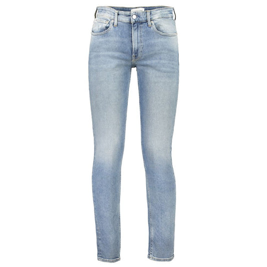 Calvin Klein Blue Cotton Jeans &amp; Pants