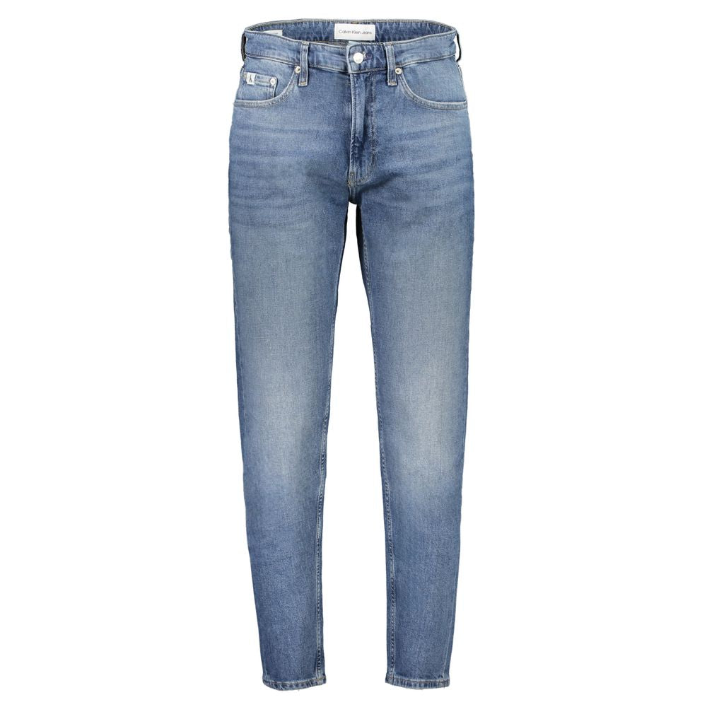 Calvin Klein Blue Cotton Jeans &amp; Pants