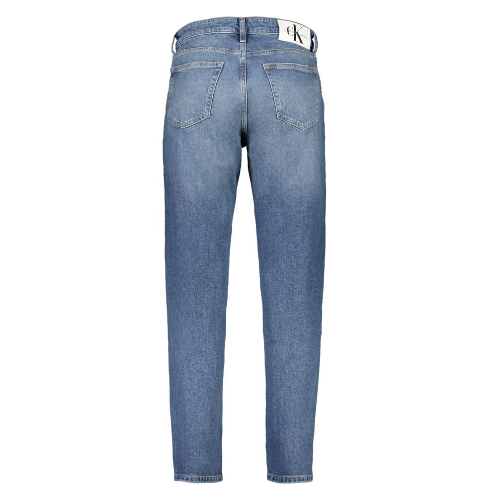 Calvin Klein Blue Cotton Jeans &amp; Pants