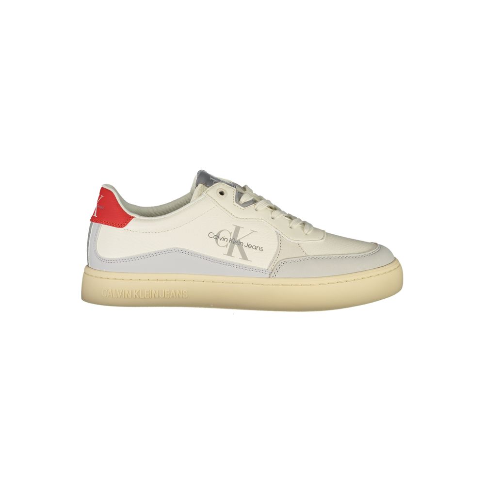 Calvin Klein sneakers made of white polyester