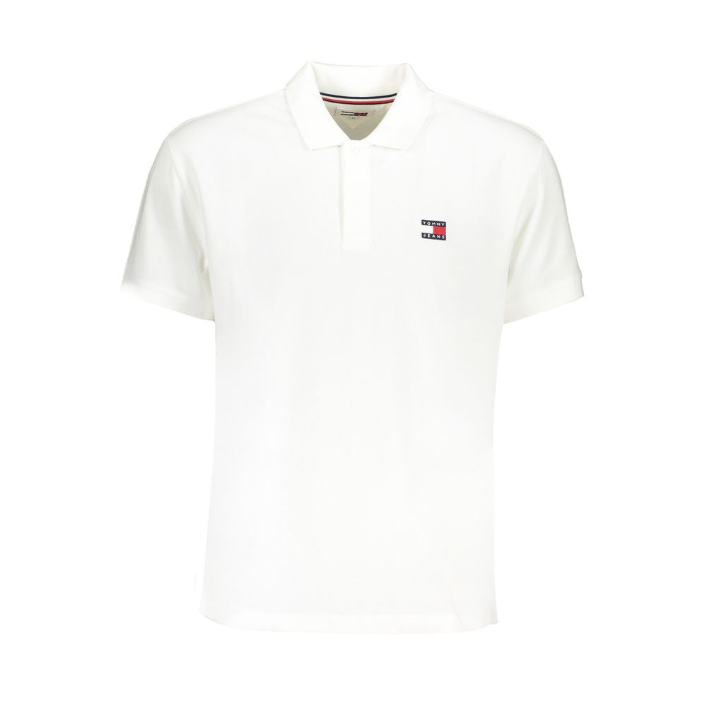 Tommy Hilfiger Weißes Baumwoll-Poloshirt