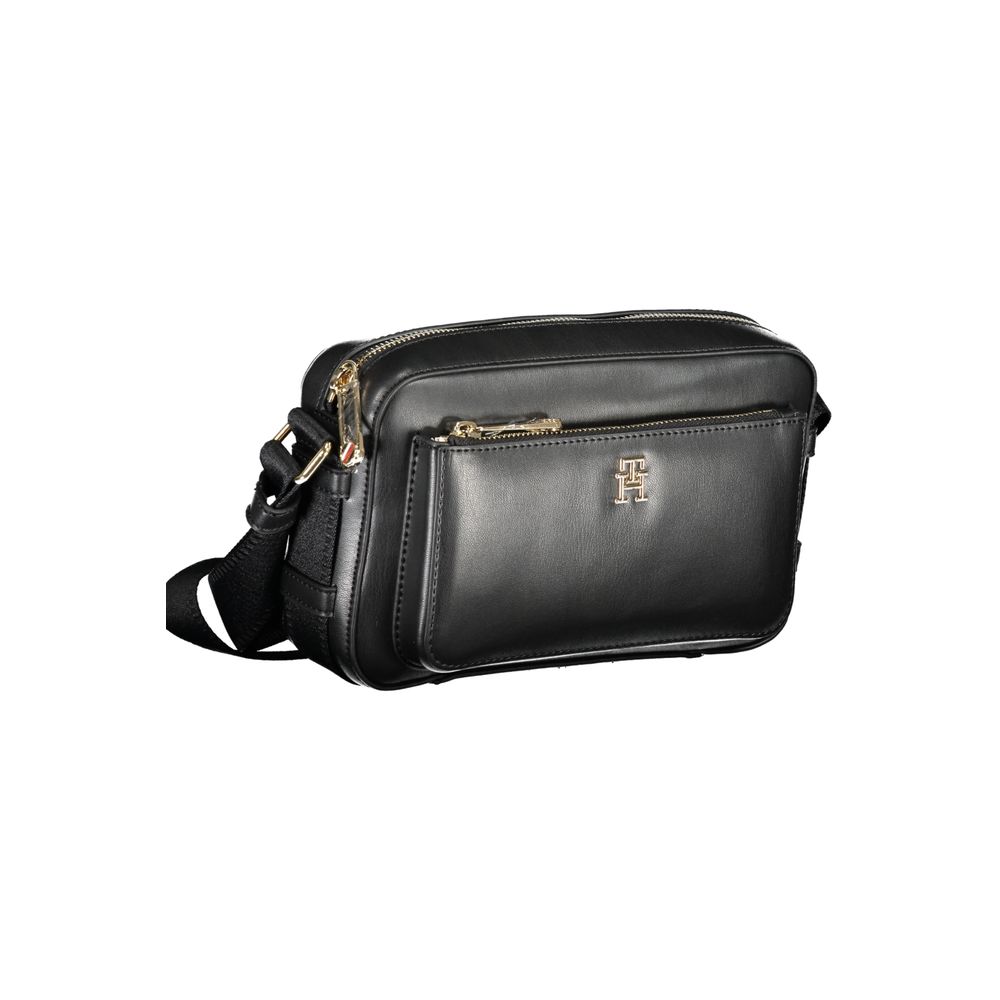 Tommy Hilfiger Schwarze Polyethylen-Handtasche