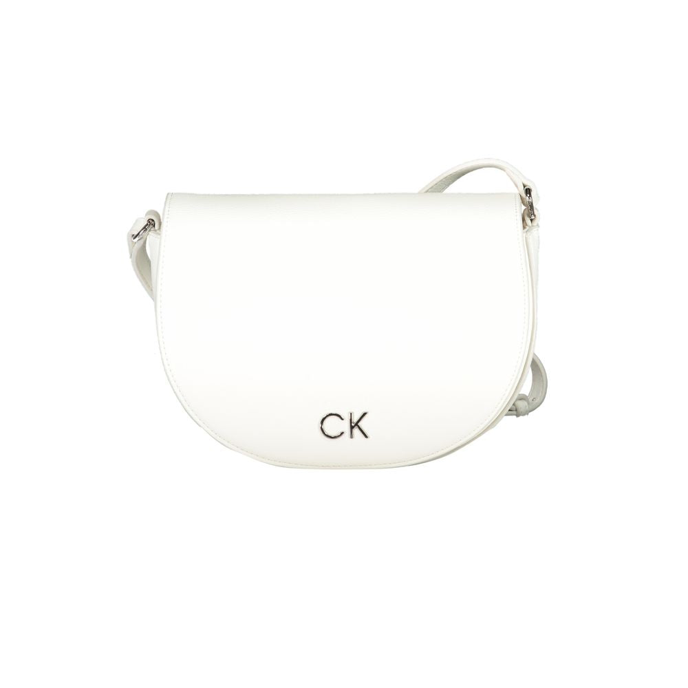 Calvin Klein handbag made of white polyethylene