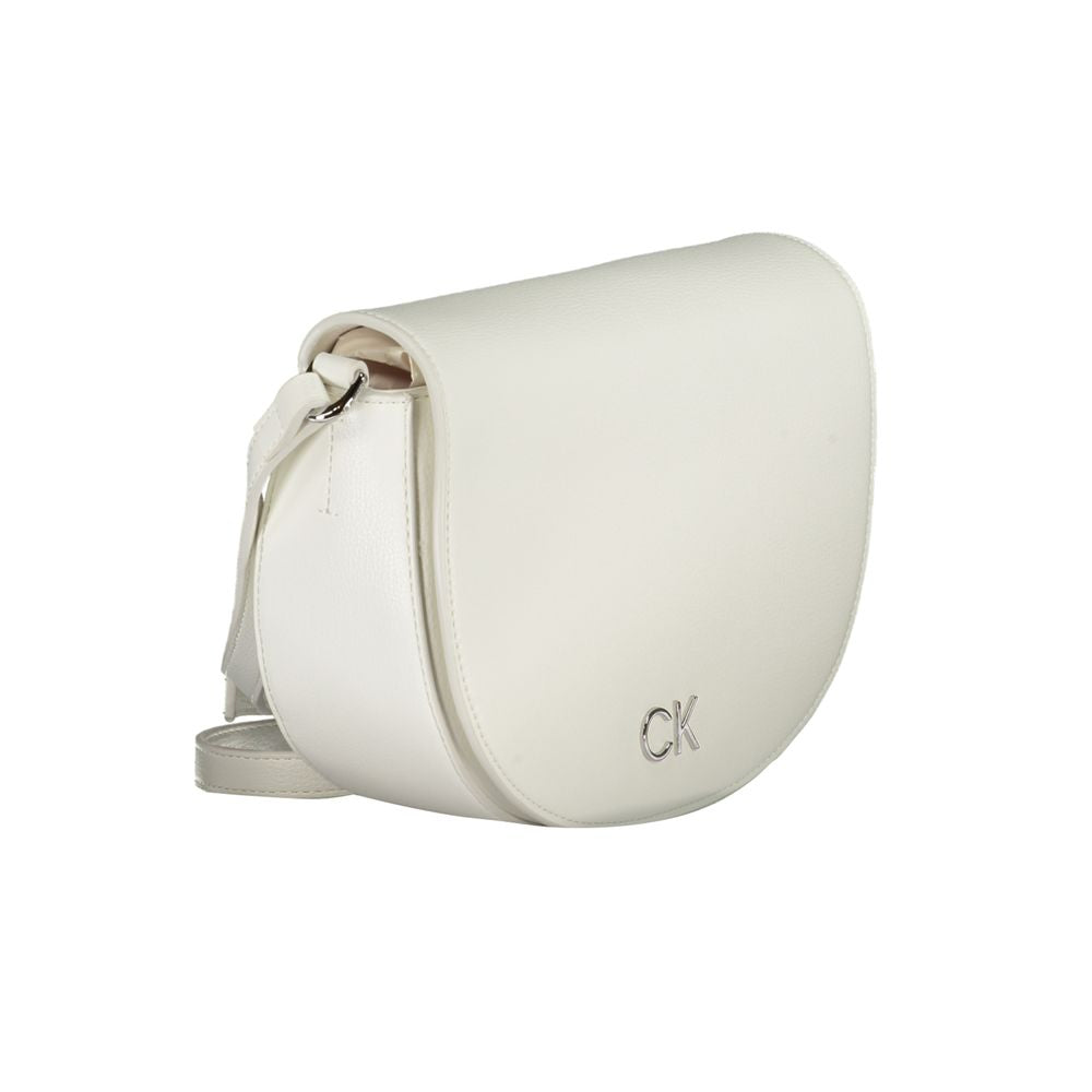 Calvin Klein handbag made of white polyethylene