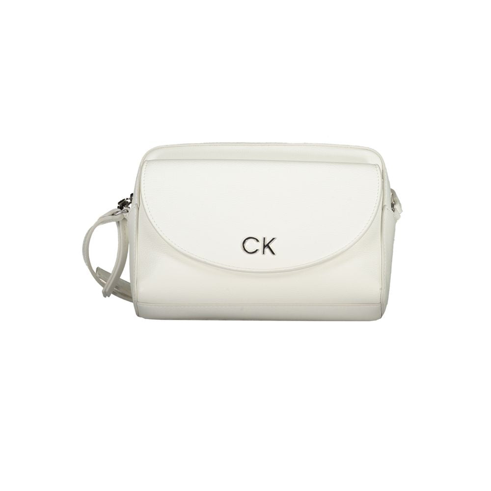 Calvin Klein handbag made of white polyethylene