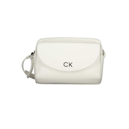 Calvin Klein handbag made of white polyethylene