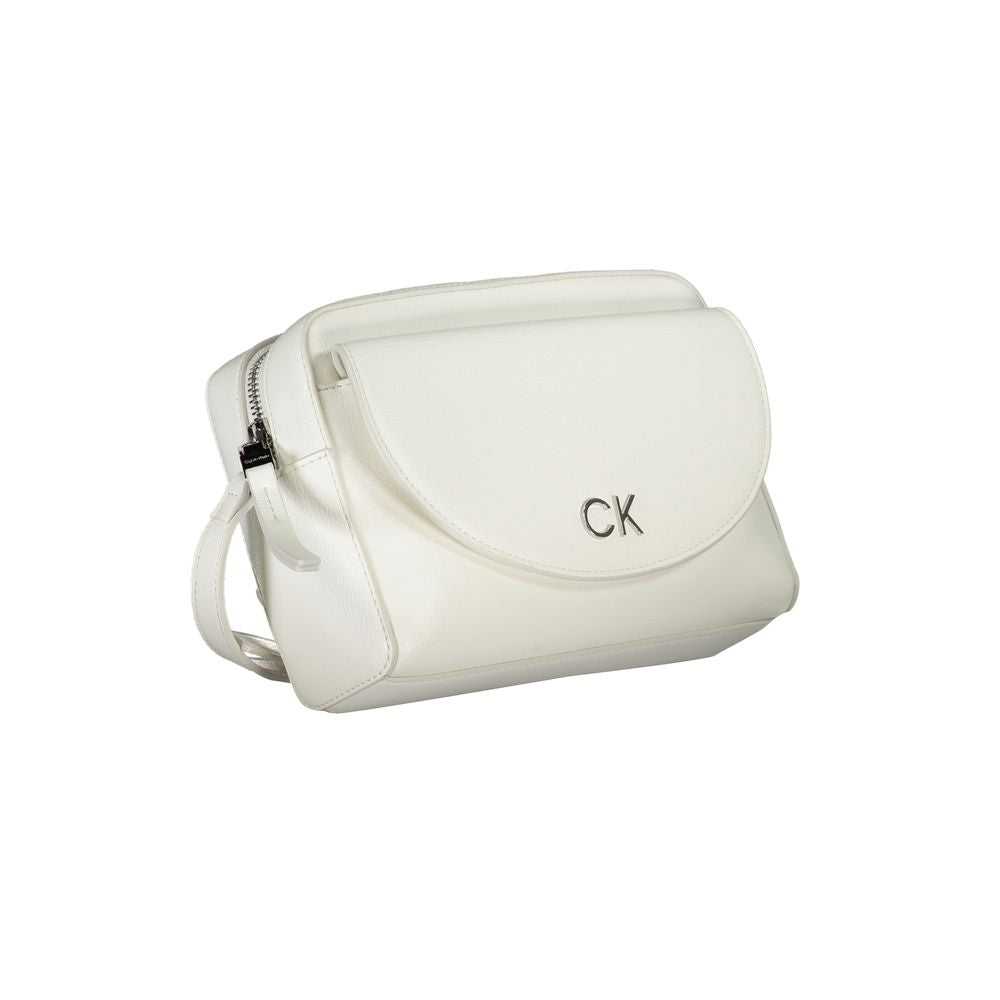 Calvin Klein handbag made of white polyethylene