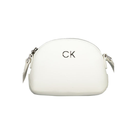 Calvin Klein handbag made of white polyethylene