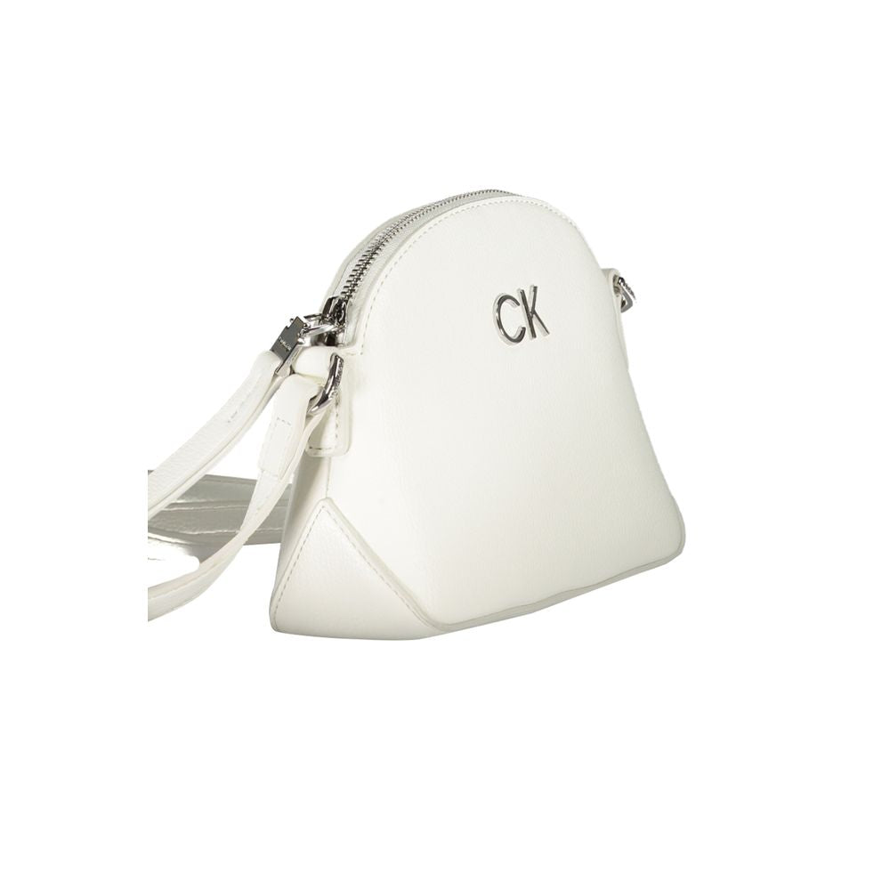 Calvin Klein handbag made of white polyethylene