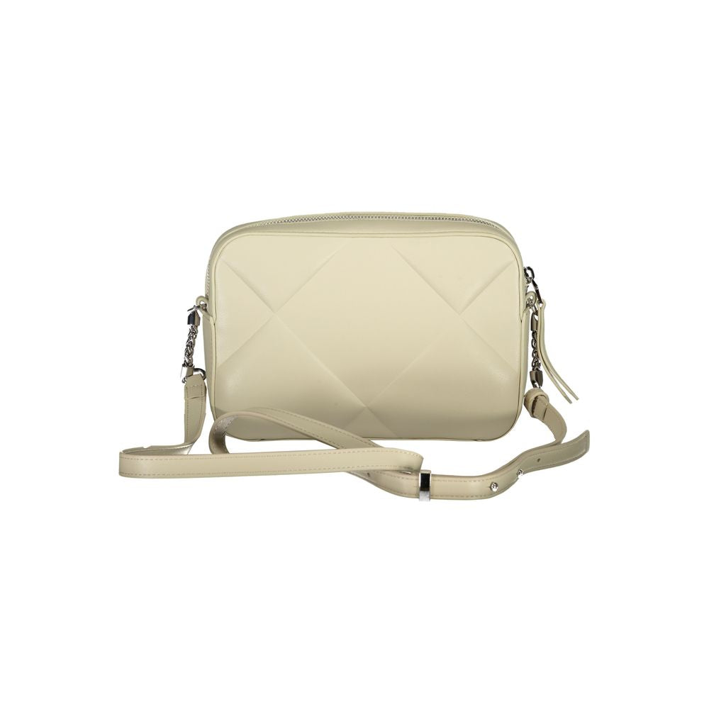 Calvin Klein beige cotton handbag