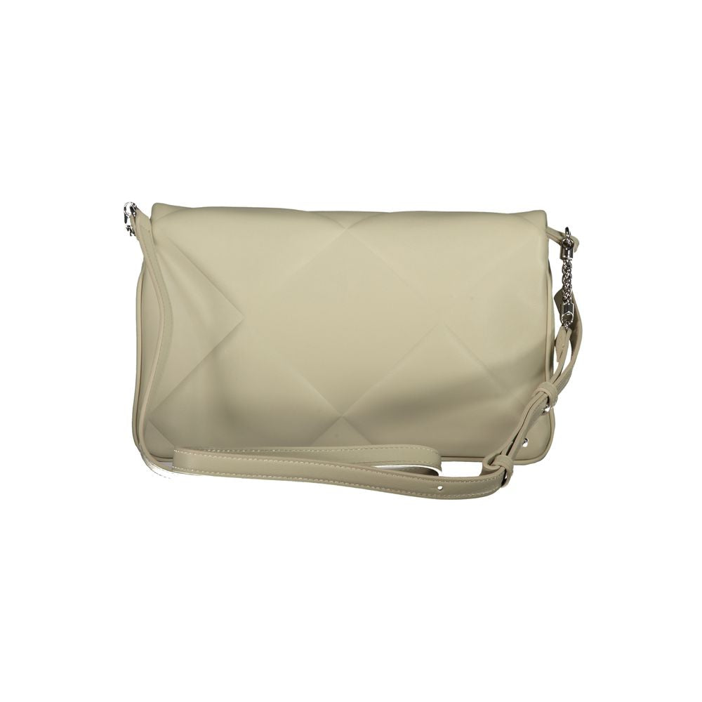 Calvin Klein beige cotton handbag