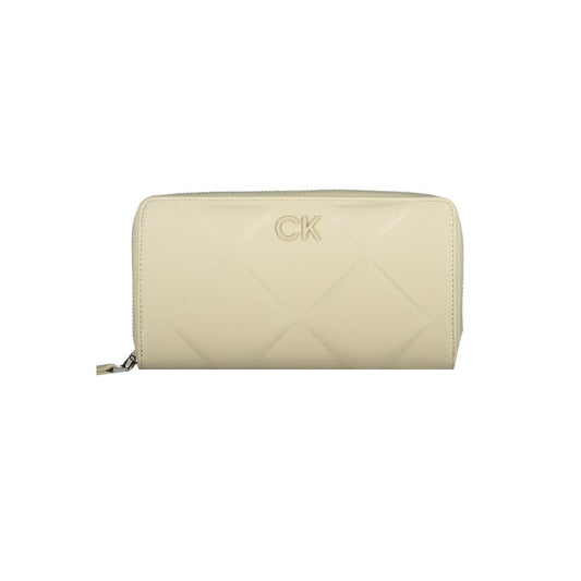 Calvin Klein Beige Polyester Brieftasche