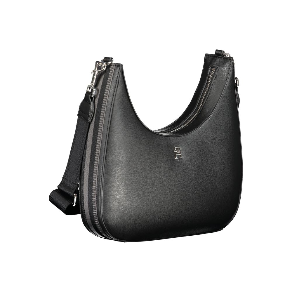 Tommy Hilfiger Schwarze Polyester Handtasche