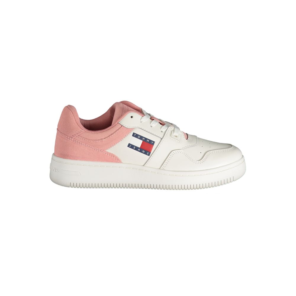 Tommy Hilfiger Pink Polyester Sneakers