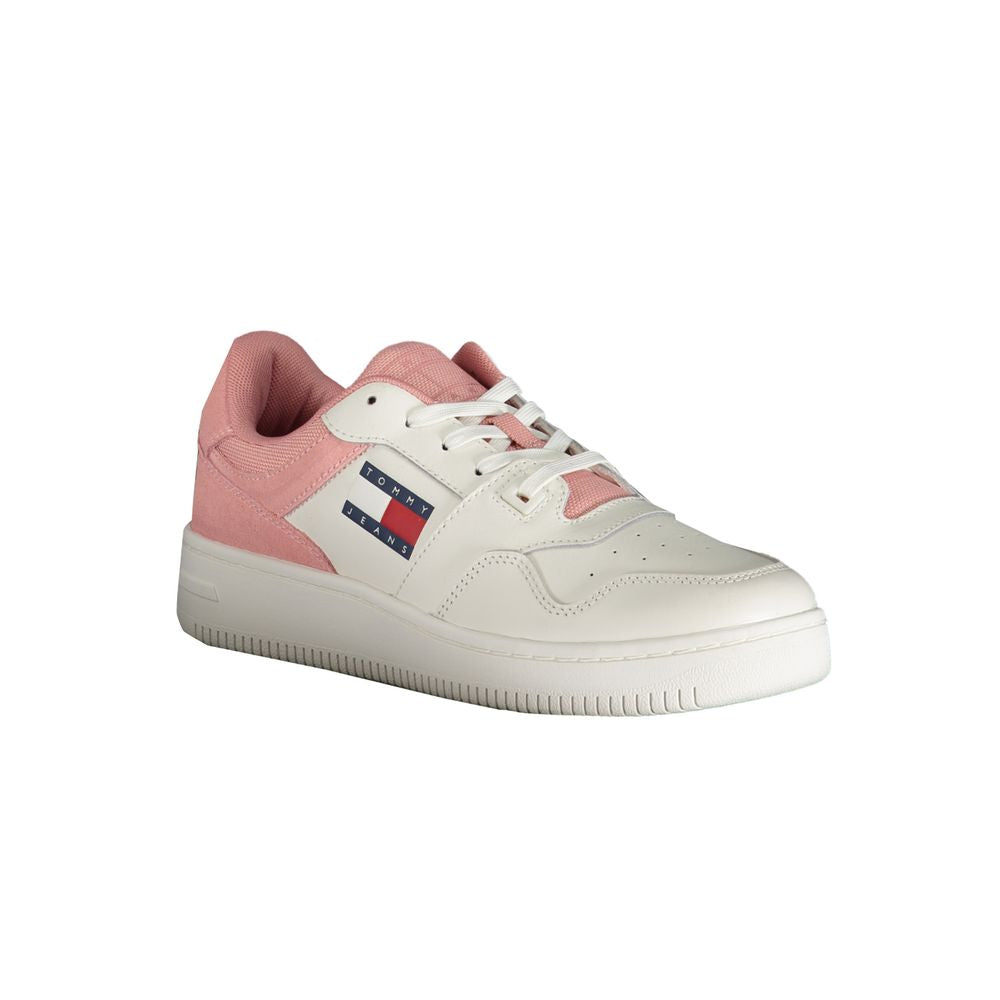 Tommy Hilfiger Pink Polyester Sneakers