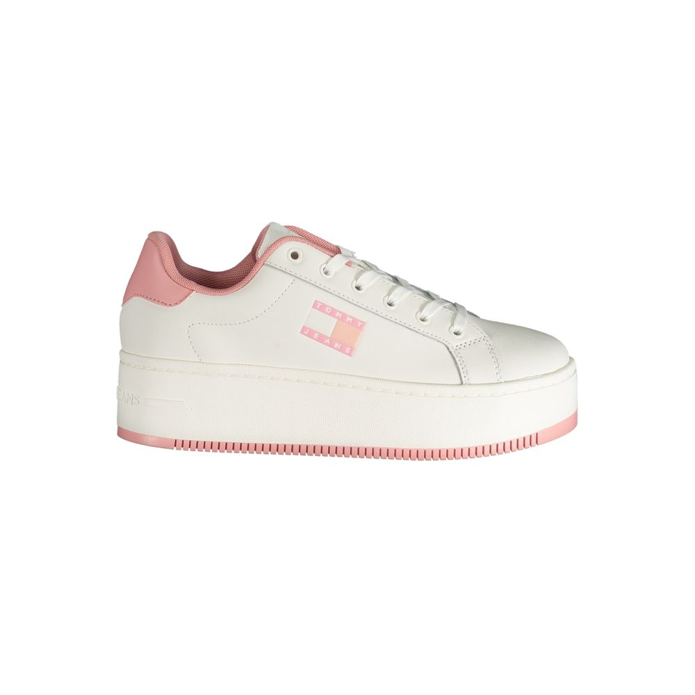 Tommy Hilfiger Pink Polyester Sneakers