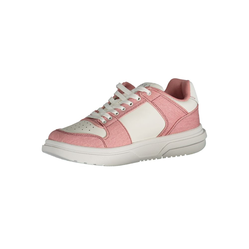 Tommy Hilfiger Pink Polyester Sneakers