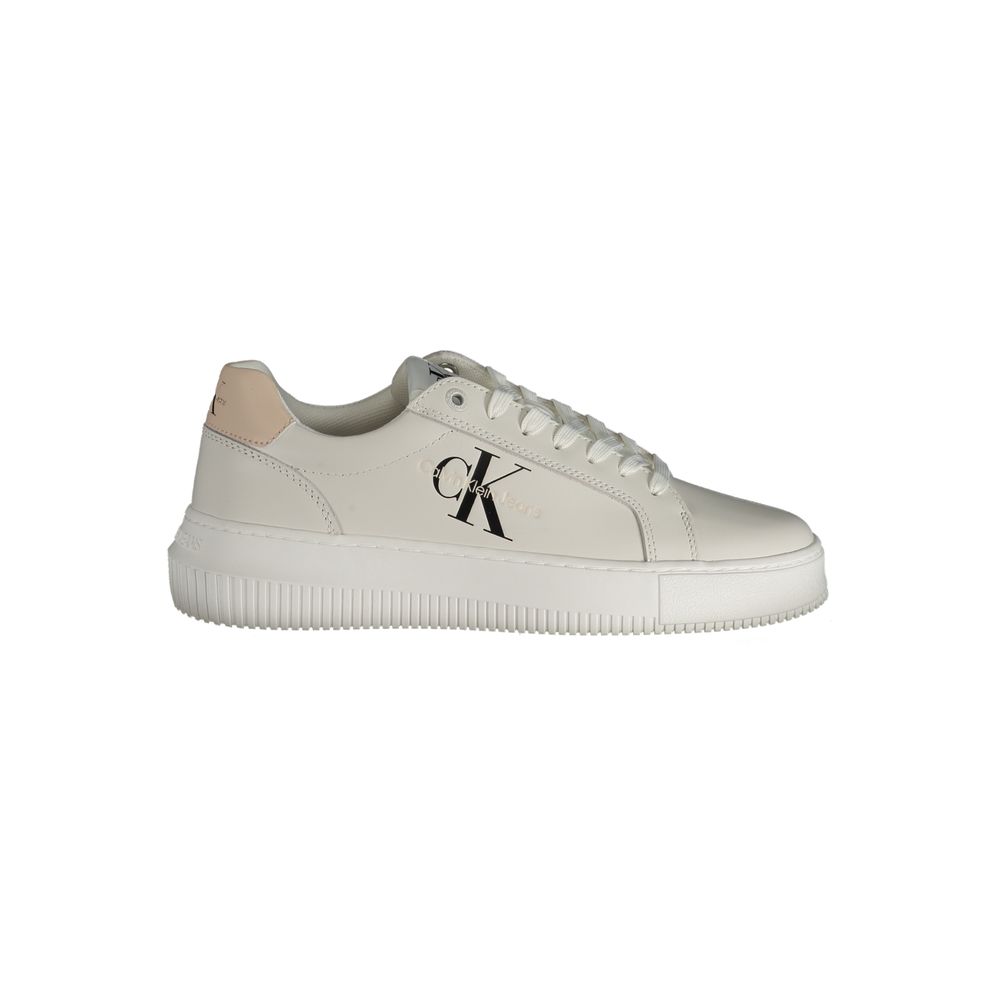 Calvin Klein sneakers made of white polyester