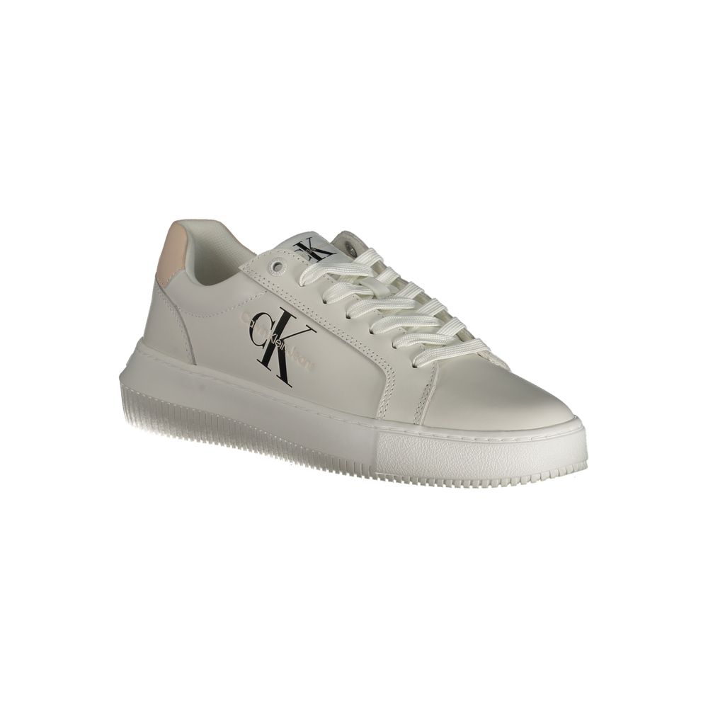 Calvin Klein sneakers made of white polyester